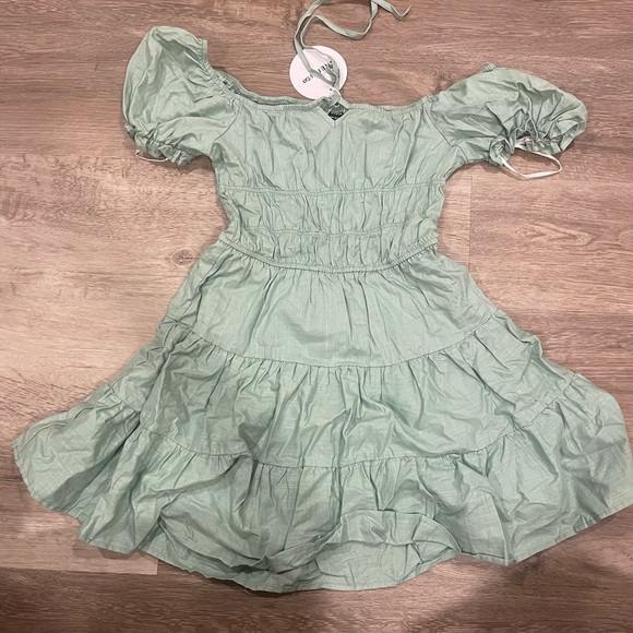 Green Mini Dress - Picture 2 of 2